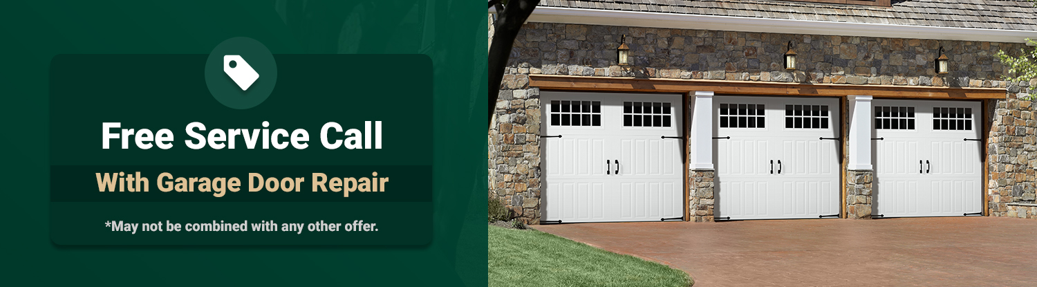 Free Service Call with Garage Door Repair